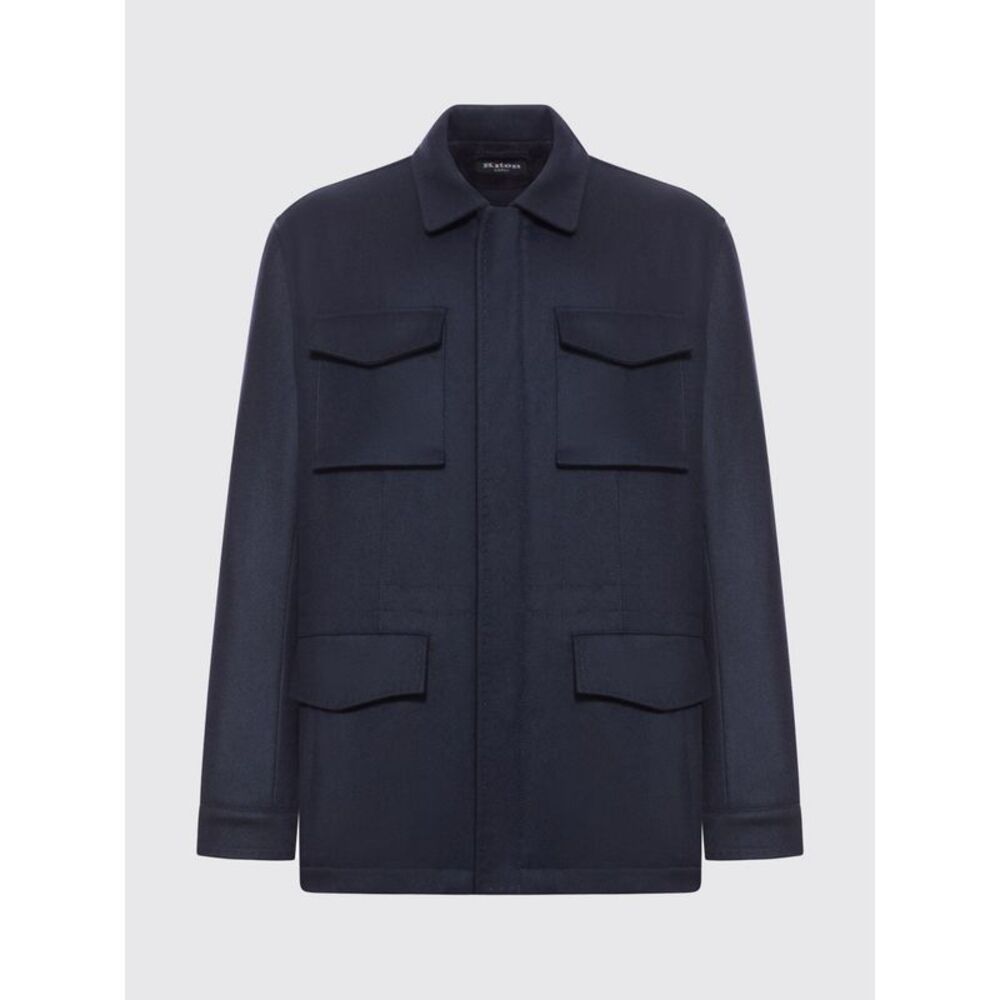 Kiton Jacket Men Blue